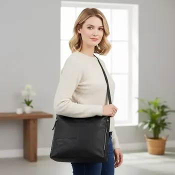 Kabelka Černá kabelka Bella Belly L4920