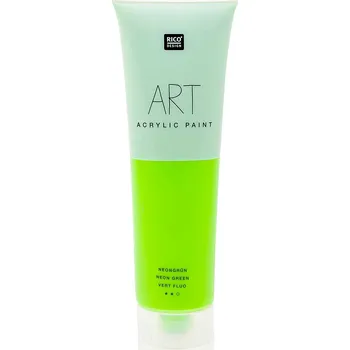 Speciální výtvarná barva Akrylová barva 100ml NEON zelená