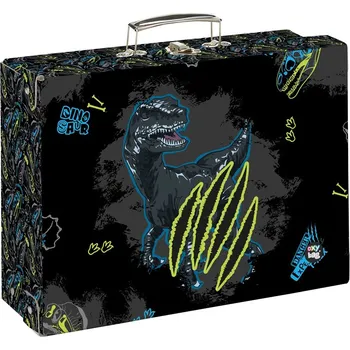 Školní kufřík Kufřík lamino hranatý A4 OXY GO Dino 6-05224