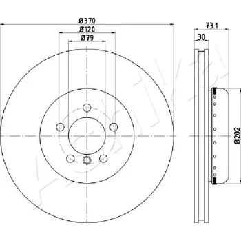Brzdový kotouč Brzdový kotouč ASHIKA 60-00-0116
