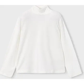 Dívčí svetr Rolák s dlouhým rukávem basic Mašle smetanové MINI Mayoral velikost: 128