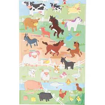 samolepka Samolepky 3D farma