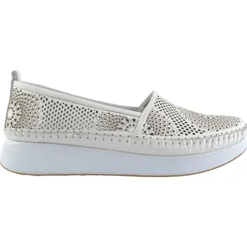 Dámské sandále Aurelia polobotka 79047 white, velikost 38