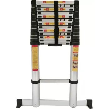 Žebřík Teleskopický hliníkový žebřík RONO LUX 5,4 m (Teleskopický žebřík)