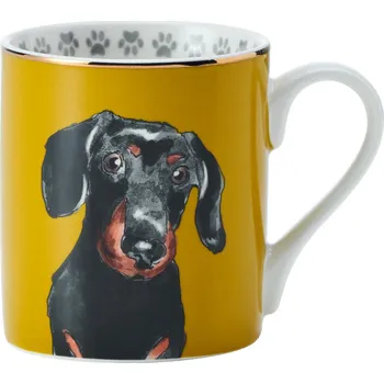 Kitchen Craft, Anglie Kitchen Craft - Porcelánový hrníček Dachshund - 280 ml Barva: jako na obrázku
