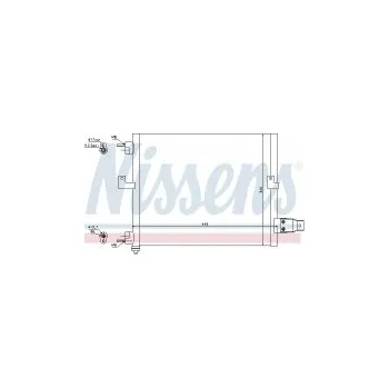 Auto-moto Chladič klimatizace NISSENS 94036