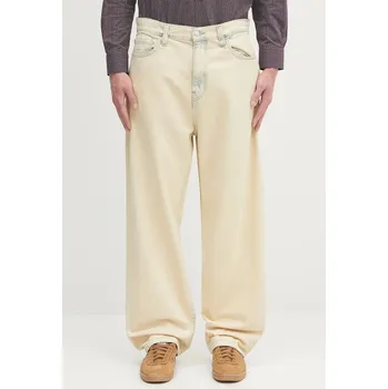 Pánské džíny Bavlněné džíny Carhartt WIP Landon, 33, béžová, 12X