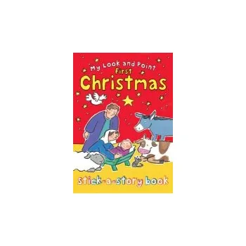 První čtění My Look and Point First Christmas Stick-a-Story Book - Goodings, Christina