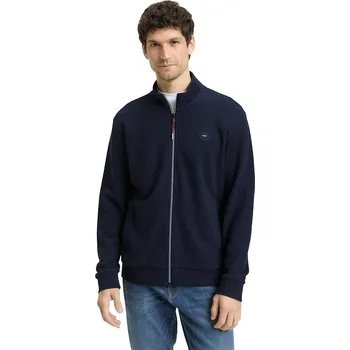 Pánská mikina Tom Tailor pánská mikina na zip 1050143 10668 Modrá XL