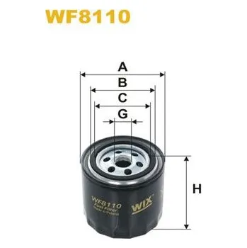 Palivový filtr Palivový filtr WIX FILTERS WF8110