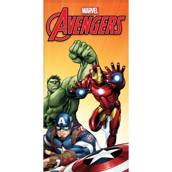 BrandMac Dětská bavlněná osuška AVENGERS Fight 70x140cm