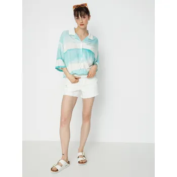 Dámská košile Volcom Stay Stripes (pale aqua) S, modrá