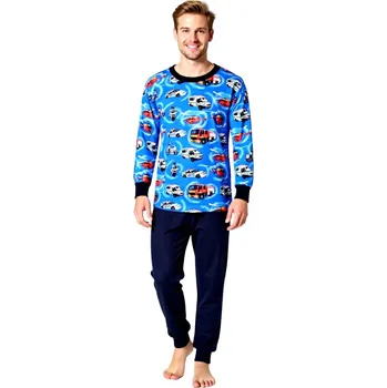 Pánské pyžamo Pánské Pyžamo Dlouhé FOLTÝN PD 395 Velikost: S