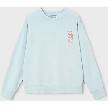 Chlapecká mikina Mikina přes hlavu LOBSTERY světle modrá BOSTON Mayoral velikost: 128