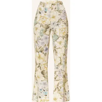 Dámské oblečení Cambio Dámské 7/8 Kalhoty Fabienne, režná / khaki / světle...