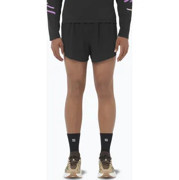 Pánské běžecké šortky Salomon Aero SPLT 3" deep black