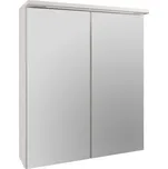 EBS Bianka Galerka s osvětlením 60 cm, bílá lesk