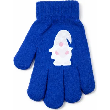 Rukavice xcena Prstové strečové rukavice modré Velikost: uni