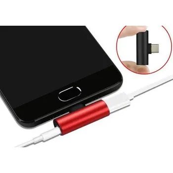 Interlook UA-006 | Type-C - Type-C + Jack adaptér | Audio adaptér pro telefon