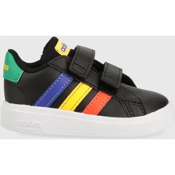 Chlapecké tenisky Dětské sneakers boty adidas GRAND COURT 2. CF HP8918 černá 99X, EUR 19