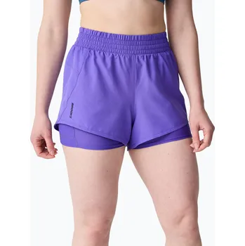 Dámské oblečení Dámské běžecké šortky Brooks Dash 2in1 violet