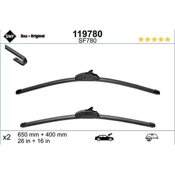 Stěrač List stěrače VALEO 119780