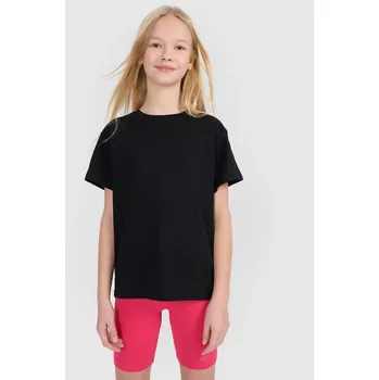 Dívčí tričko Dívčí tričko 4F velikost 158 deep black