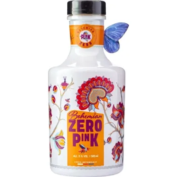Míchaný nápoj Žufánek Bohemian Zero Pink 0 % 0,5 l