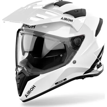 Helma na motorku Airoh Bandit Color 2026 leskle bílá