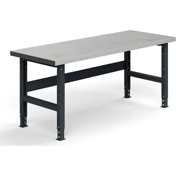 Dílenský stůl Dílenský stůl TRUST, 2000x760mm, 600 kg, ocelový povrch