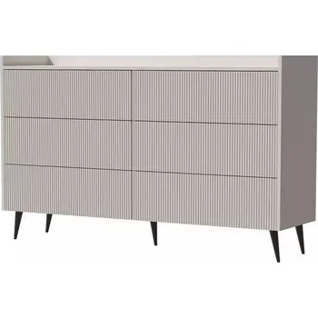 Komoda Komoda Jurek Meble Ademo 3 kašmír 150/92/41cm