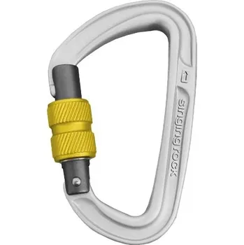 Horolezectví Singing Rock karabina Colt Screw, žlutá