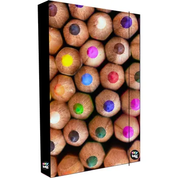 desky na sešit Box na sešity A4 Pastelky 5-75623