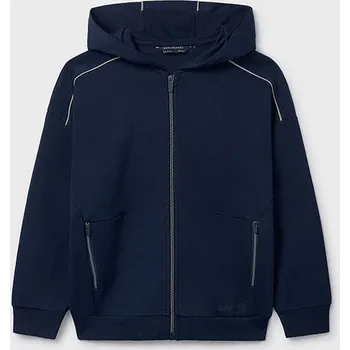 Chlapecká mikina Mayoral Mikina rozepínací s kapucí DROP tmavě modrá JUNIOR velikost: 152 (12 let)