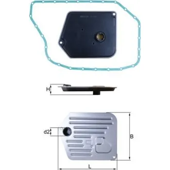 Hydraulický filtr Hydraulický filtr, automatická převodovka KNECHT HX 268D