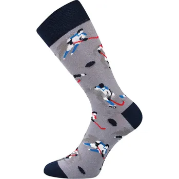 Dámské ponožky Dámské - pánské- trendy ponožky Woodoo - Fuski Boma - hokej
