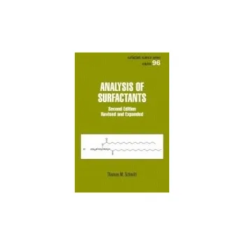 Kniha Analysis of Surfactants - Schmitt, Thomas M.