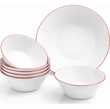 Thun 1794 TOM kompotová souprava červená linka 7 dílná