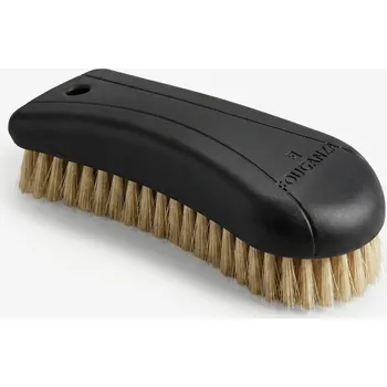 Čištění pro koně FOUGANZA Měkký kartáč na koně velký model Schooling BÉŽOVÁ