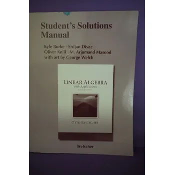 Matematika Student Solutions Manual for Linear Algebra with Applications - Bretscher, Otto