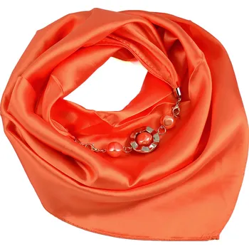 Šátek Magotex Šátek s bižuterií Stella - oranžový