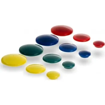 Dekorativní magnet M 2012 R - magnet 20mm/12ks, červený M 2012 R