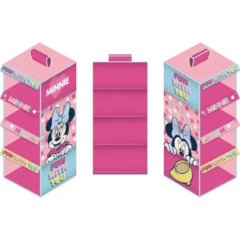 Úložný box Arditex Závěsný textilní organizér MINNIE růžový