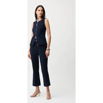 Dámské kalhoty Joseph Ribkoff dámské společenské kalhoty s řetízkem 261059/2166 Modrá 38/10