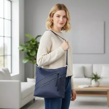 Kabelka Modrá kabelka Bella Belly L4916