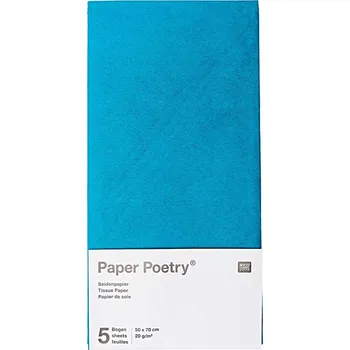 Výtvarná sada Hedvábný papír 50x70cm, 5ks, šedozelený