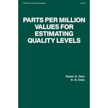 Kniha Parts per Million Values for Estimating Quality Levels - Odeh, R. E.