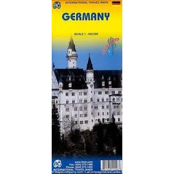 ITMB Publishing mapa Germany (Německo) 1:675 t. ITM