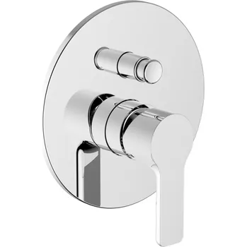 Vodovodní baterie Teorema Good Life - Vanová baterie pod omítku, komplet, chrom 86010