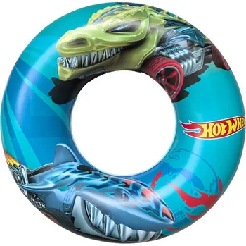GIM S.A. Nafukovací kruh HOT WHEELS Predátor modrý 51 cm